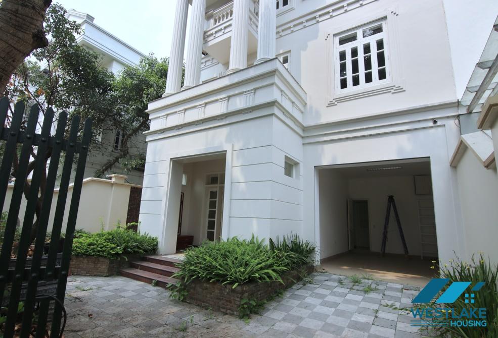 Beautiful house with garden for rent in Ciputra, Tay Ho District