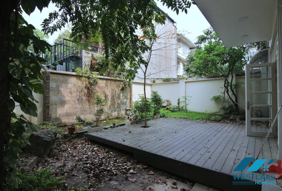 Beautiful house with garden for rent in Ciputra, Tay Ho District