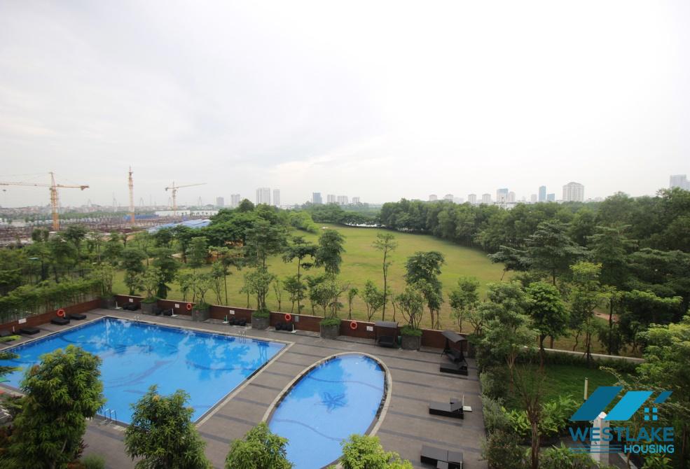 Căn hộ 3 phòng ngủ view thiên nhiên rộng cho thuê tại Ciputra, Tây Hồ