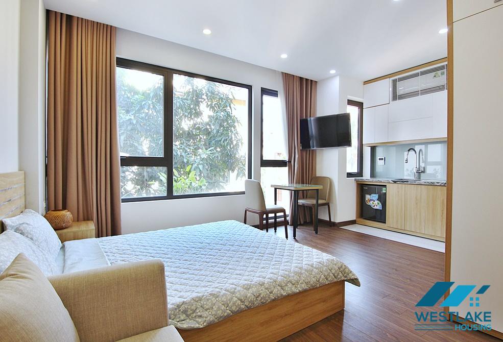 A bright and affordable price studio apartment for rent in To Ngoc Van, Tay Ho, Ha Noi