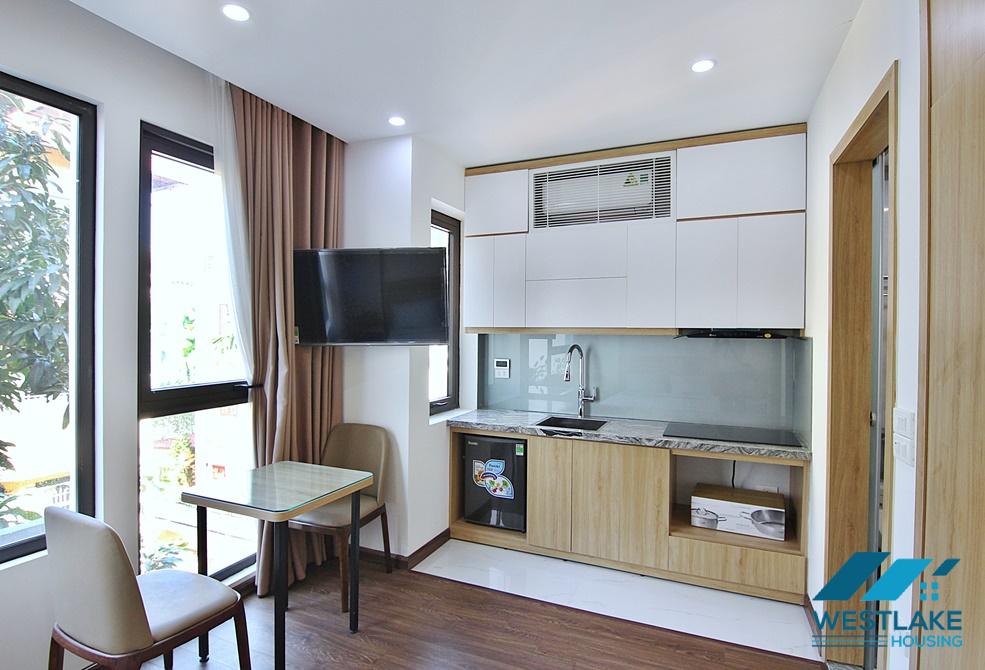 A bright and affordable price studio apartment for rent in To Ngoc Van, Tay Ho, Ha Noi