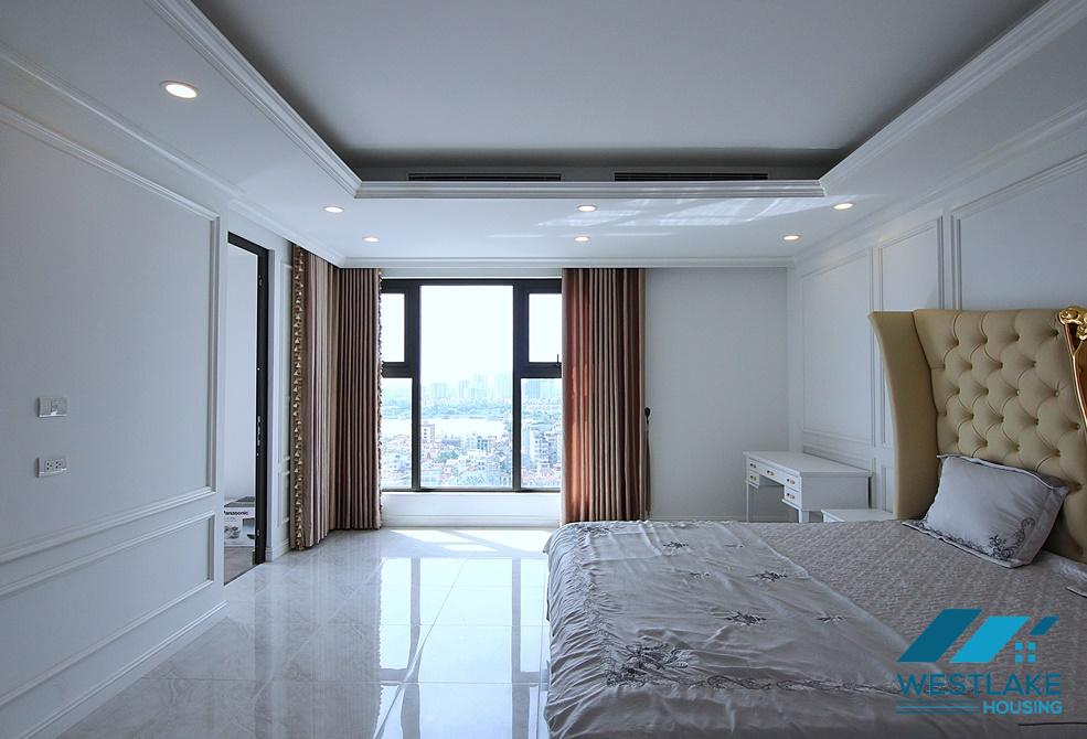 Căn hộ D'Le Roi Soleil tuyệt đẹp với tầm nhìn tuyệt đẹp ra Hồ Tây cho thuê