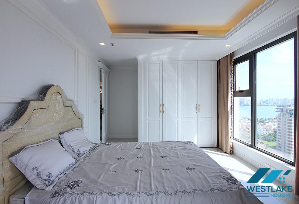 Căn hộ D'Le Roi Soleil tuyệt đẹp với tầm nhìn tuyệt đẹp ra Hồ Tây cho thuê