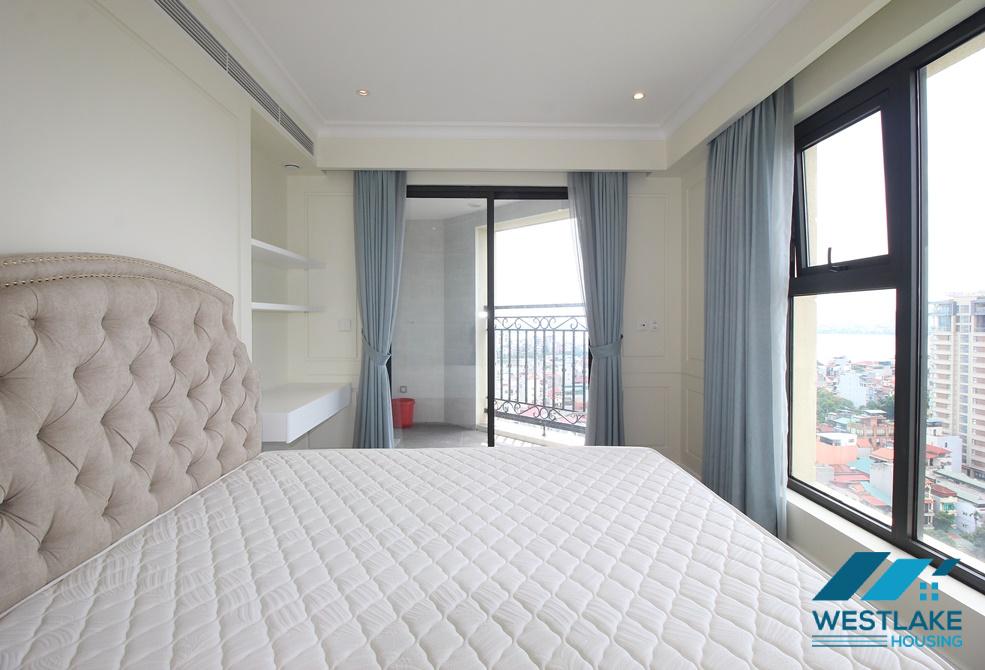 Cho thuê căn hộ 3 phòng ngủ hoàn toàn mới tại tòa nhà D'leroi Soleil, Xuân Diệu, Tây Hồ