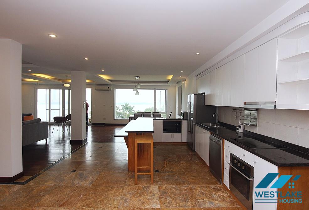 High quality apartment with lake view for rent in Westlake area, Hanoi