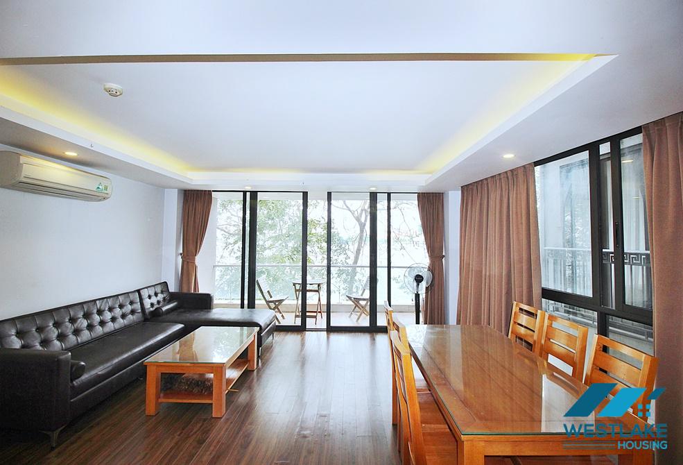   Beautiful lake view 2 bedroom apartment for rent in Nhat chieu, Tay ho
