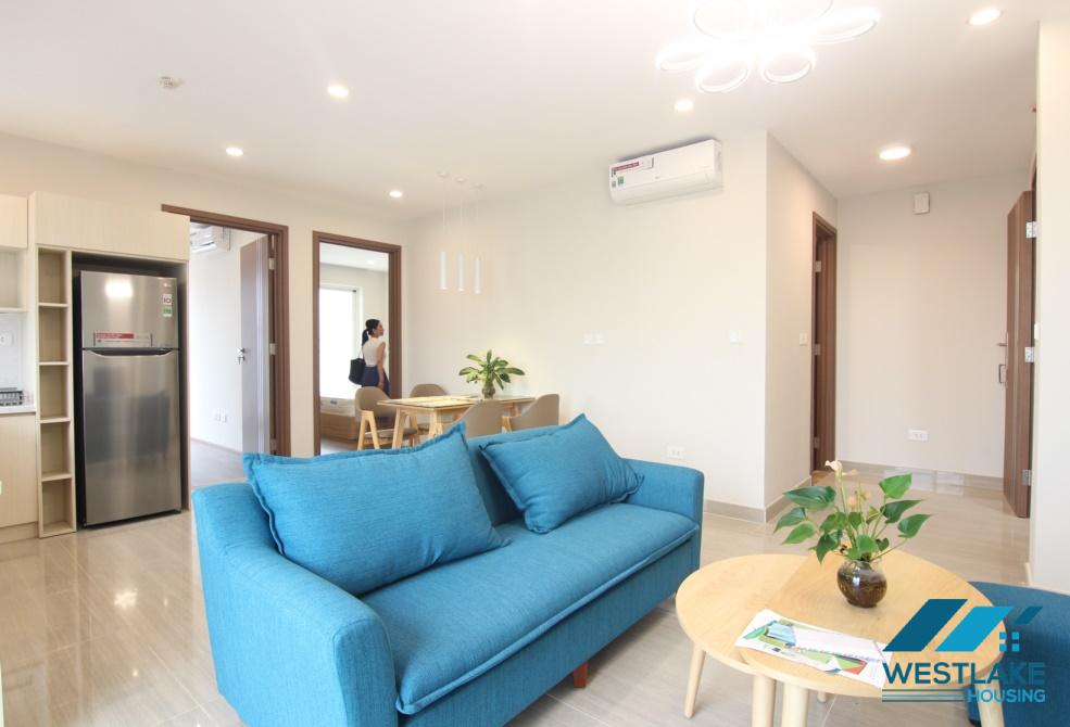  Nice high floor two bedrooms apartment for rent in L3 building, Cipitra urban, Tay Ho, Ha Noi