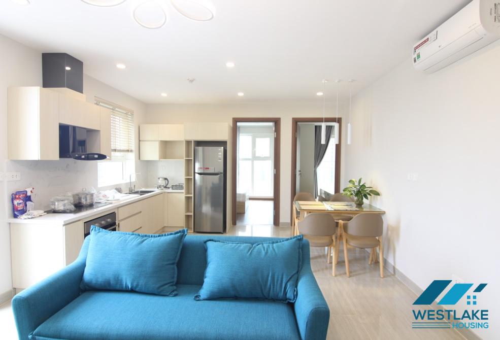 Nice high floor two bedrooms apartment for rent in L3 building, Cipitra urban, Tay Ho, Ha Noi