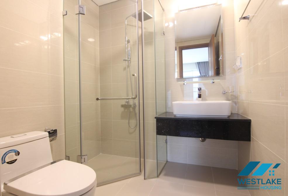 Nice high floor two bedrooms apartment for rent in L3 building, Cipitra urban, Tay Ho, Ha Noi