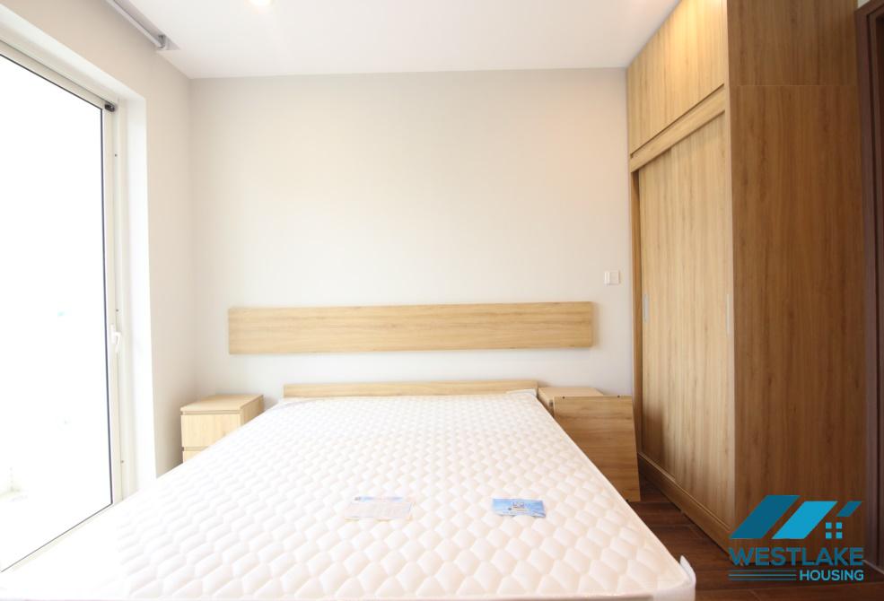 Nice high floor two bedrooms apartment for rent in L3 building, Cipitra urban, Tay Ho, Ha Noi