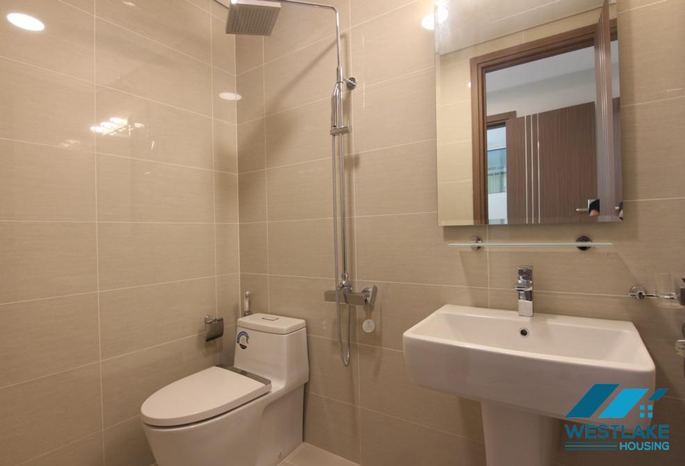 Nice high floor two bedrooms apartment for rent in L3 building, Cipitra urban, Tay Ho, Ha Noi