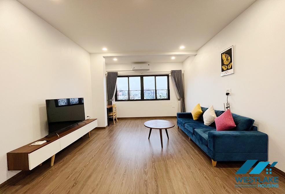 Bright and spacious one bedroom apartment for rent on Trinh Cong Son street, Tay Ho, Ha Noi