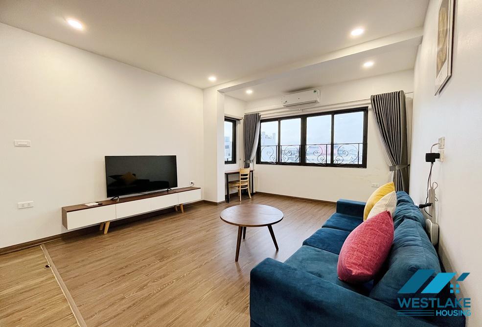 Bright and spacious one bedroom apartment for rent on Trinh Cong Son street, Tay Ho, Ha Noi