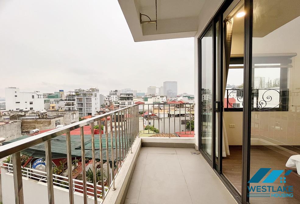 Bright and spacious one bedroom apartment for rent on Trinh Cong Son street, Tay Ho, Ha Noi