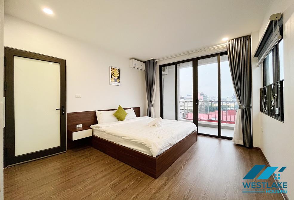 Bright and spacious one bedroom apartment for rent on Trinh Cong Son street, Tay Ho, Ha Noi