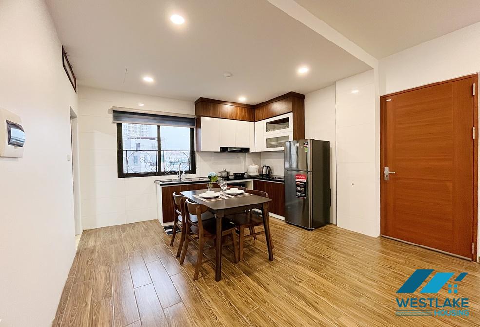 Bright and spacious one bedroom apartment for rent on Trinh Cong Son street, Tay Ho, Ha Noi