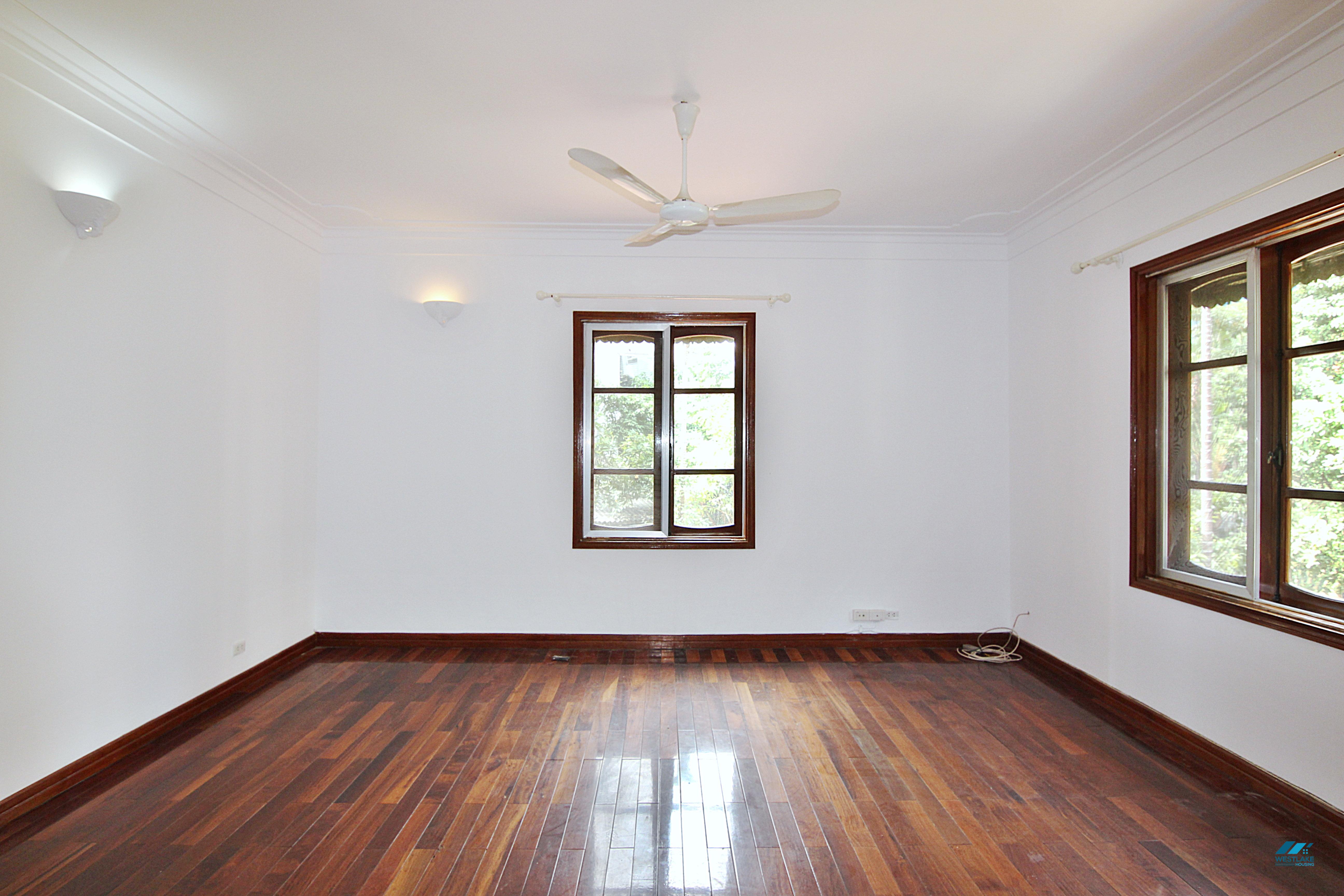 Large five bedrooms house with big yard and private swimming pool for rent in Tay Ho, Ha Noi
