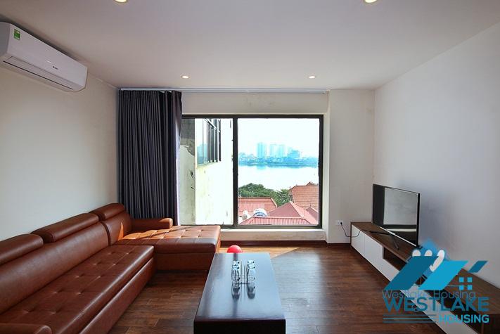 A beautiful 2 bedroom apartment with lake view for rent in Nhat Chieu, Tay Ho, Ha Noi