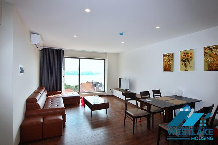 A beautiful 2 bedroom apartment with lake view for rent in Nhat Chieu, Tay Ho, Ha Noi
