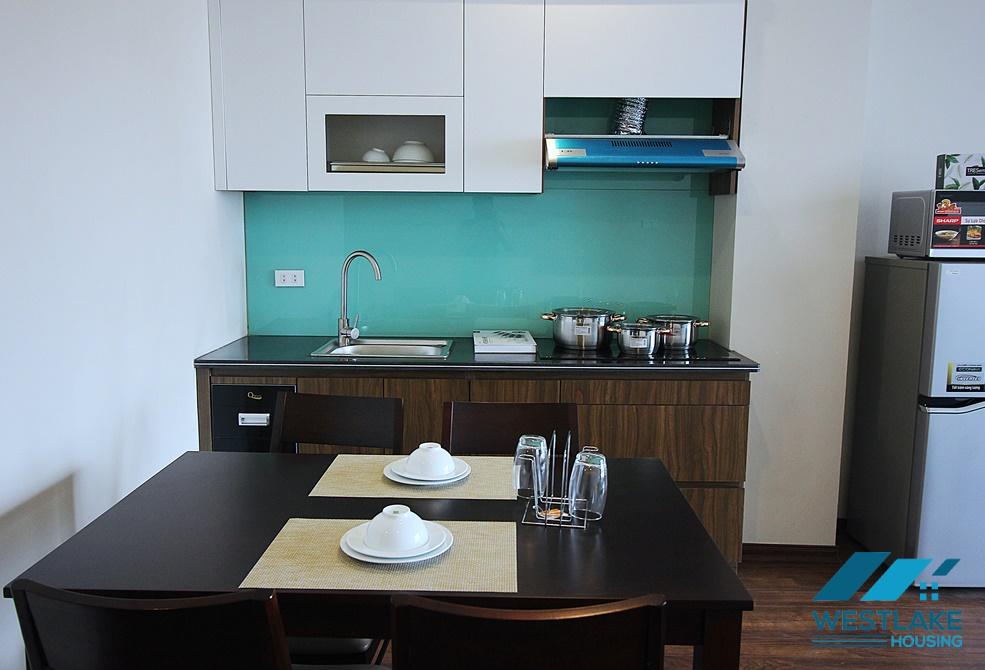 A high floor and bright studio for rent in Tay Ho, Ha Noi
