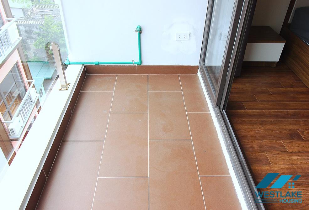 A high floor and bright studio for rent in Tay Ho, Ha Noi