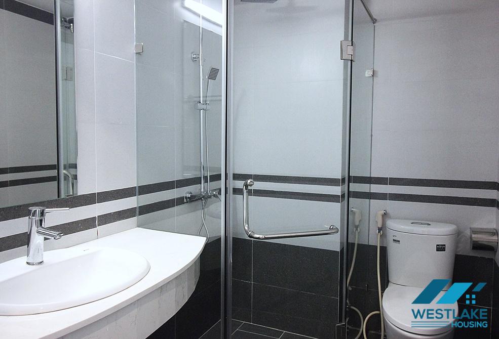 A high floor and bright studio for rent in Tay Ho, Ha Noi