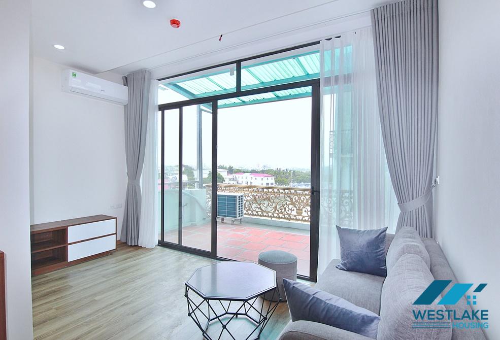 Căn Hộ Môt Phòng Ngủ Hoàn Toàn Mới Với Ban Công Rộng, View Hồ Cho Thuê Tại  Phố Nhật Chiêu Tây Hồ, Hà Nội
