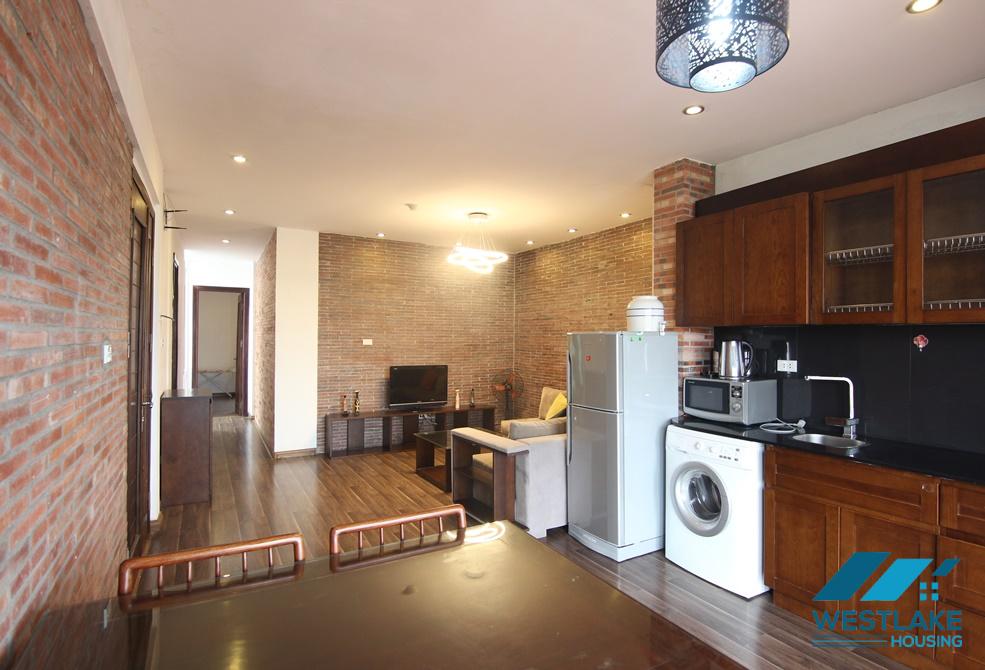 Cosy one bedroom apartment with large balcony for rent in Tay Ho, Ha Noi