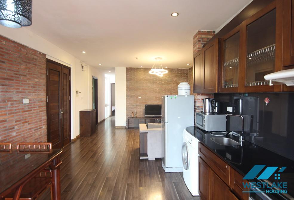 Cosy one bedroom apartment with large balcony for rent in Tay Ho, Ha Noi