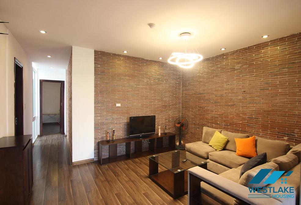 Cosy one bedroom apartment with large balcony for rent in Tay Ho, Ha Noi