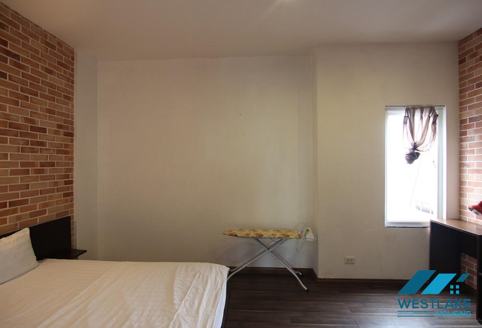 Cosy one bedroom apartment with large balcony for rent in Tay Ho, Ha Noi