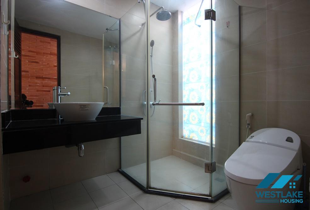 Cosy one bedroom apartment with large balcony for rent in Tay Ho, Ha Noi