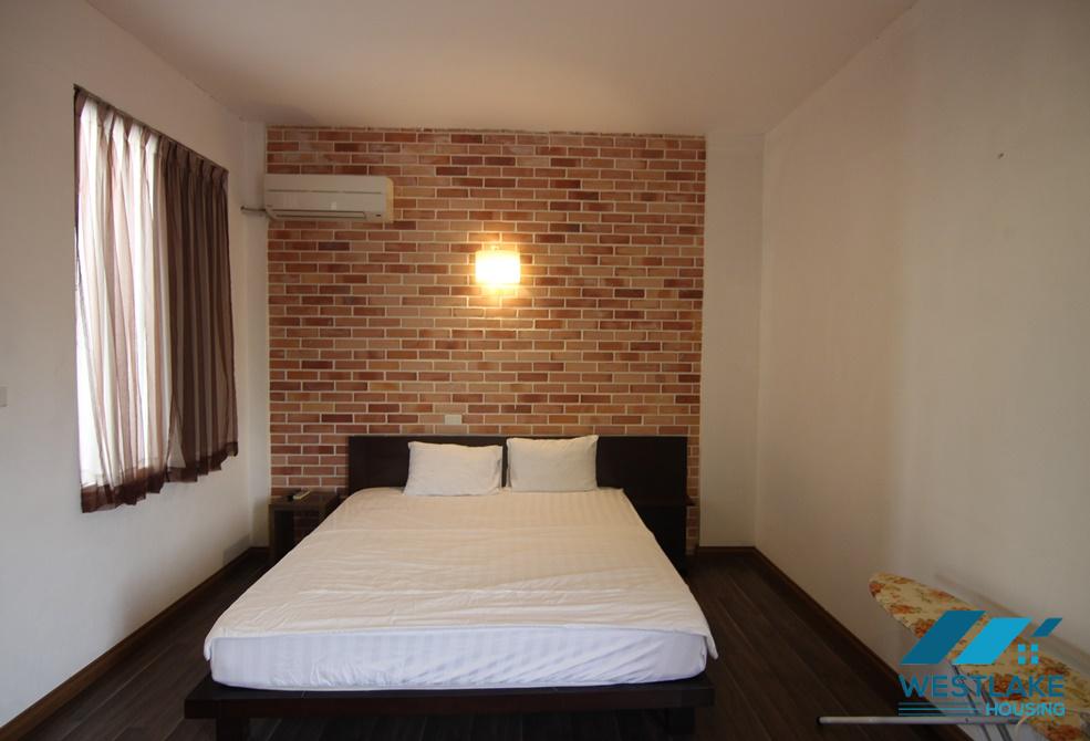 Cosy one bedroom apartment with large balcony for rent in Tay Ho, Ha Noi