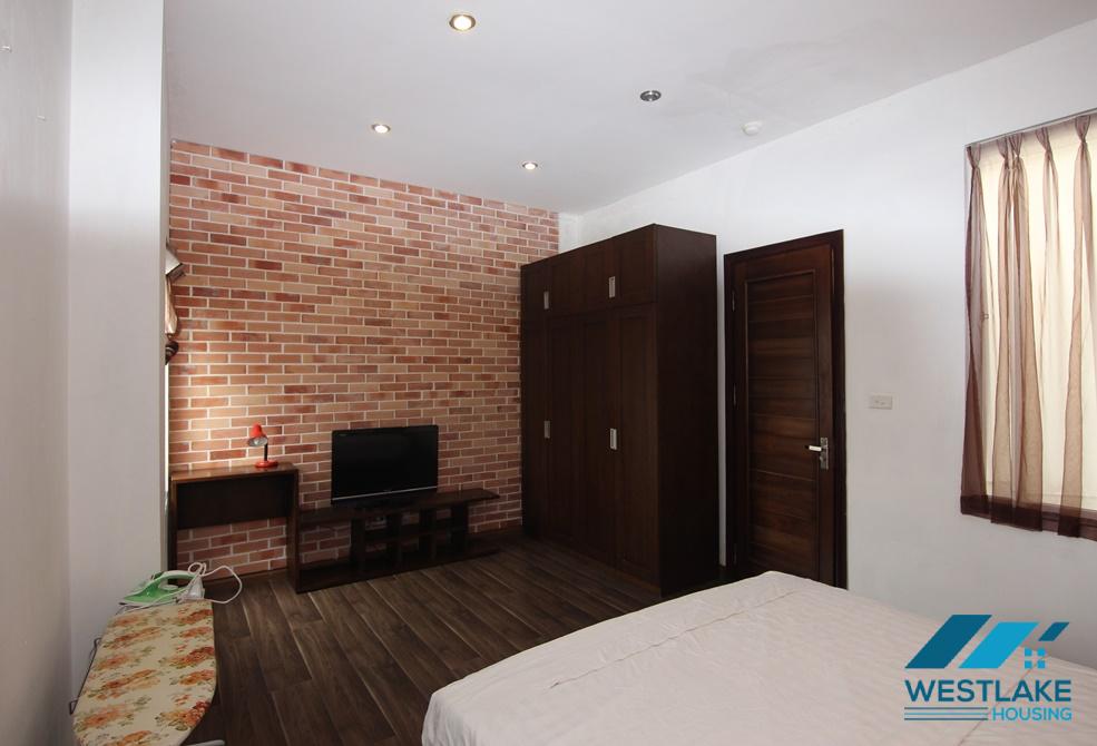 Cosy one bedroom apartment with large balcony for rent in Tay Ho, Ha Noi