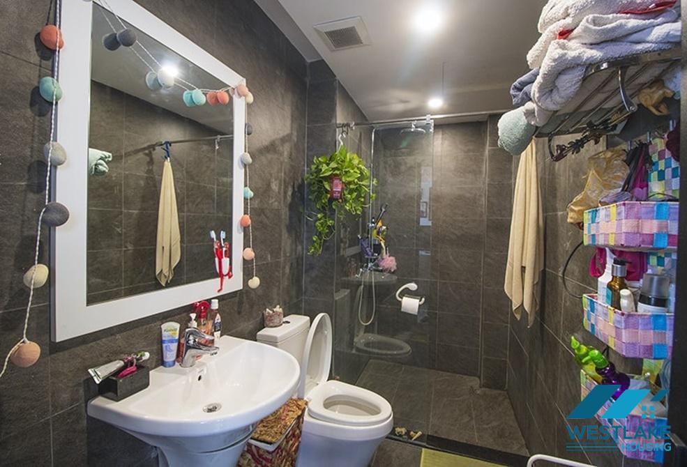 Bright one bedroom apartment with large balcony for rent in Dang Thai Mai area, Tay Ho, Ha Noi