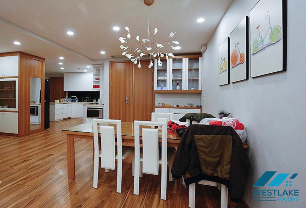 High floor three bedroom apartment for rent in Ciputra, Tay Ho, Ha Noi