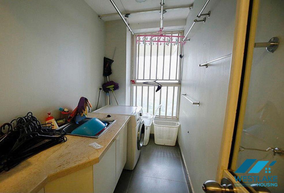 High floor three bedroom apartment for rent in Ciputra, Tay Ho, Ha Noi