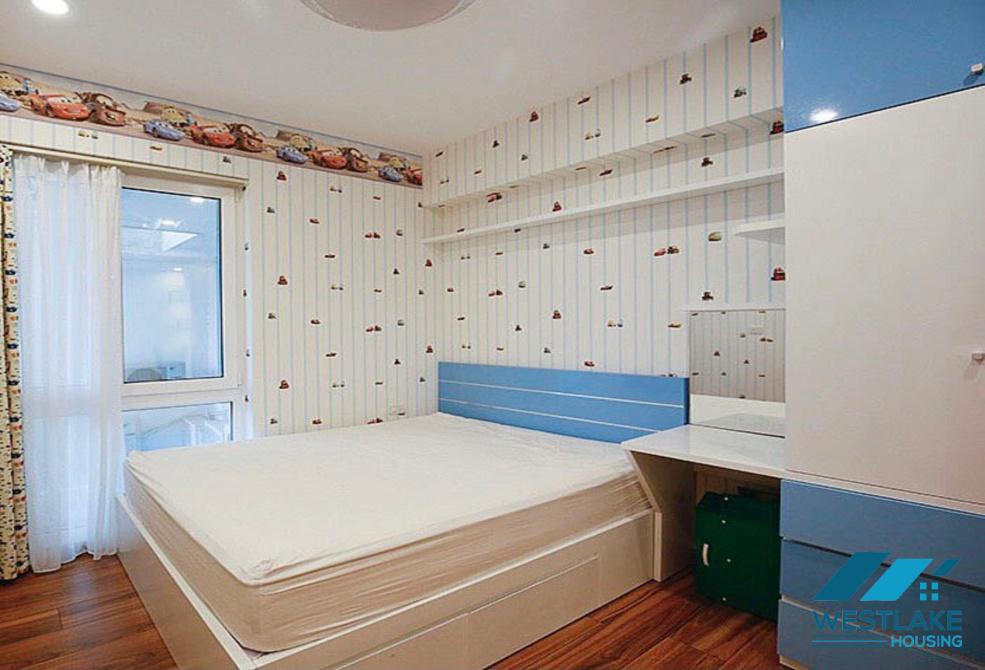 High floor three bedroom apartment for rent in Ciputra, Tay Ho, Ha Noi