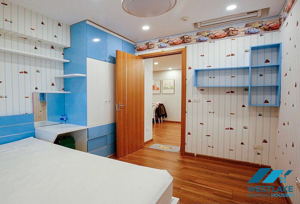 High floor three bedroom apartment for rent in Ciputra, Tay Ho, Ha Noi