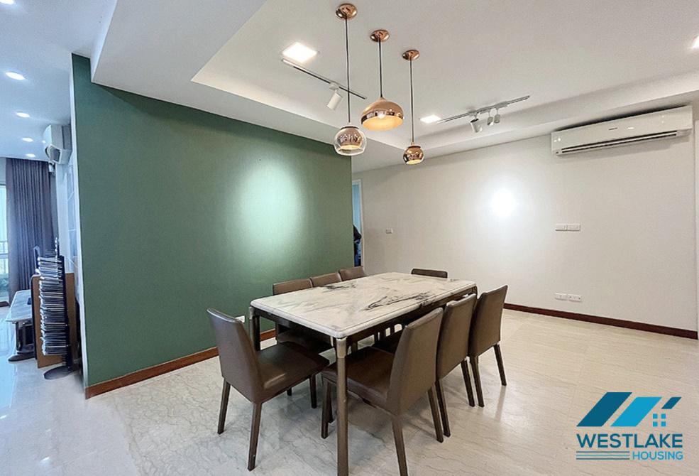 A spacious 3 bedrooms apartment for rent in P building, Ciputra, Tay Ho, Ha Noi
