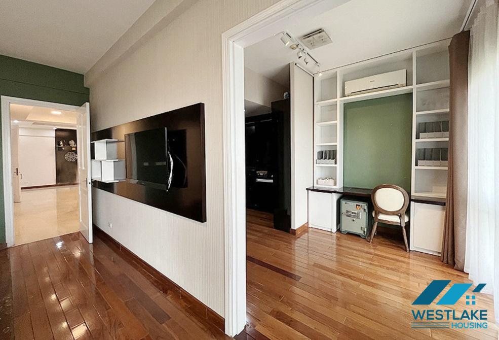 A spacious 3 bedrooms apartment for rent in P building, Ciputra, Tay Ho, Ha Noi