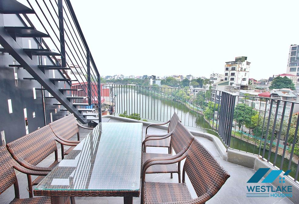 Cho Thuê Căn Hộ Duplex 2 Phòng Ngủ Mới Đẹp, Ban Công Rộng Thoáng View Hồ Tại  Phố Vũ Miên Tây Hồ Hà Nội