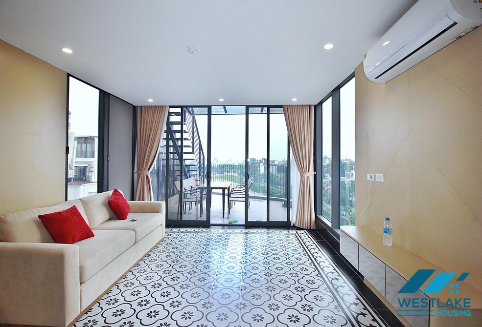 Cho Thuê Căn Hộ Duplex 2 Phòng Ngủ Mới Đẹp, Ban Công Rộng Thoáng View Hồ Tại  Phố Vũ Miên Tây Hồ Hà Nội