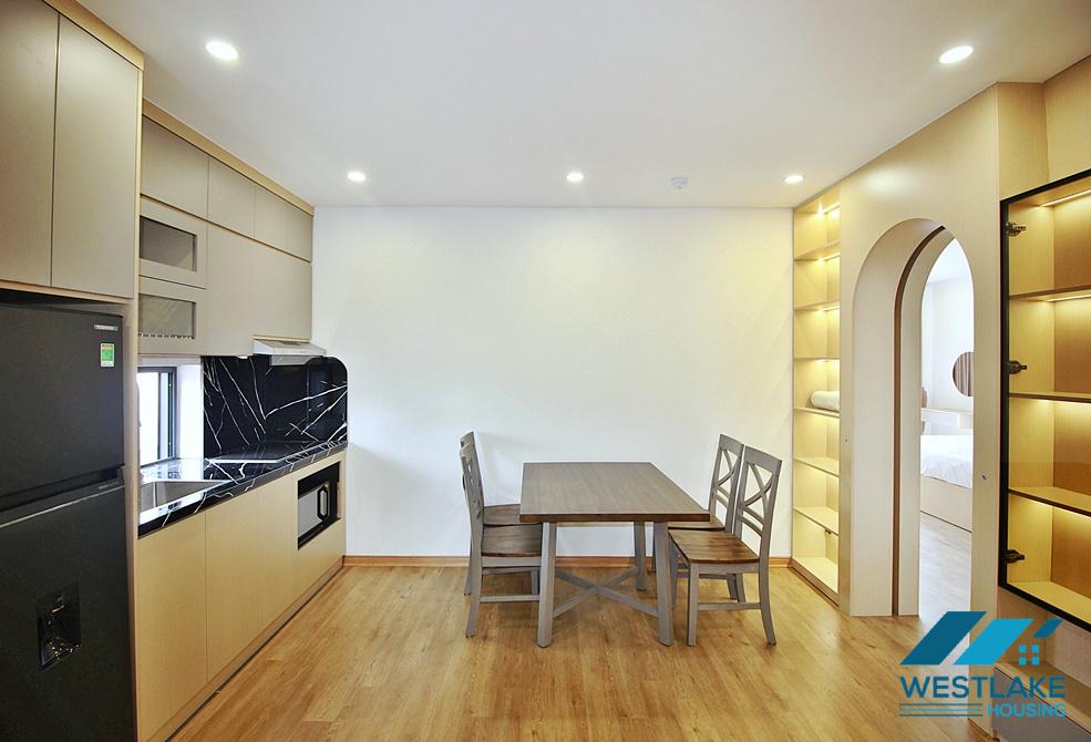 Lake view and brand new one bedroom apartment for rent in Vu Mien st, Tay Ho
