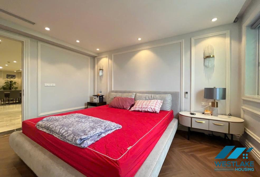 Morden duplex apartment with 4 bedrooms for rent in Ciputra, Tay Ho district, Ha Noi