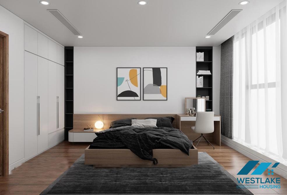 A sleek and modern apartment for rent in Sunshine City, Hanoi
