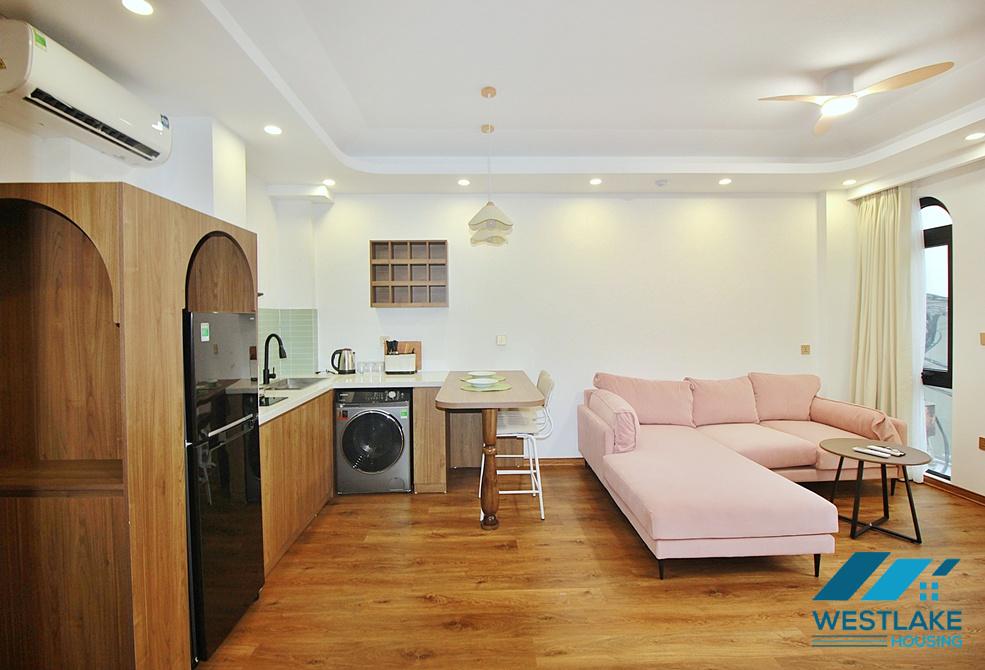 Brand new one bedroom apartment for rent on Vu Mien street, Tay Ho, Ha Noi