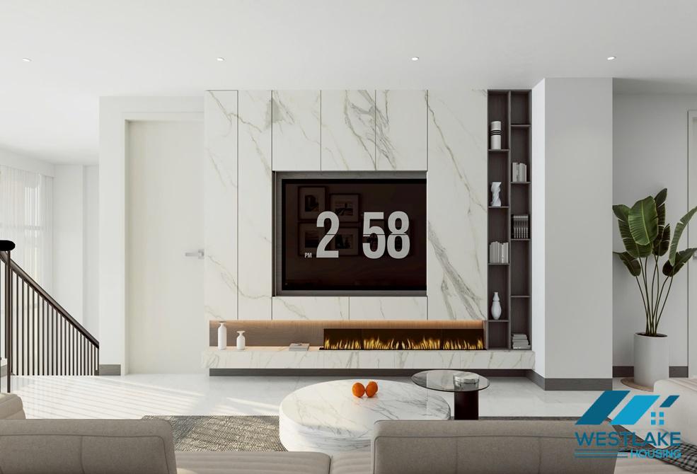 A beautiful penthouse apartment for rent in P1 Tower, Ciputra, Ha Noi