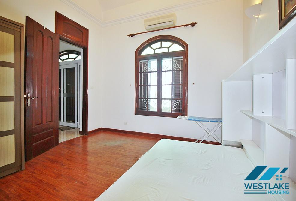 High ceiling French villa for rent in Tay Ho, Ha Noi