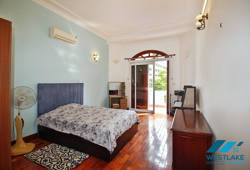 High ceiling French villa for rent in Tay Ho, Ha Noi